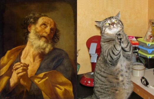 cats posing as famous art paintings ipawz