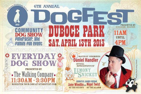 dogfest 2013 lemony snicket duboce park sf